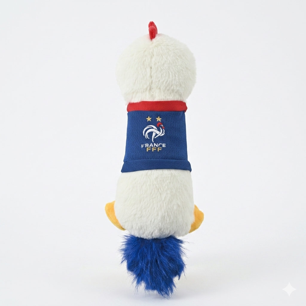 France FFF Pet Cat Kicker Toy - Gallic Rooster